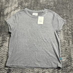 Jason Scott women Shrunken Tee Heather Charcoal Size Small NWT